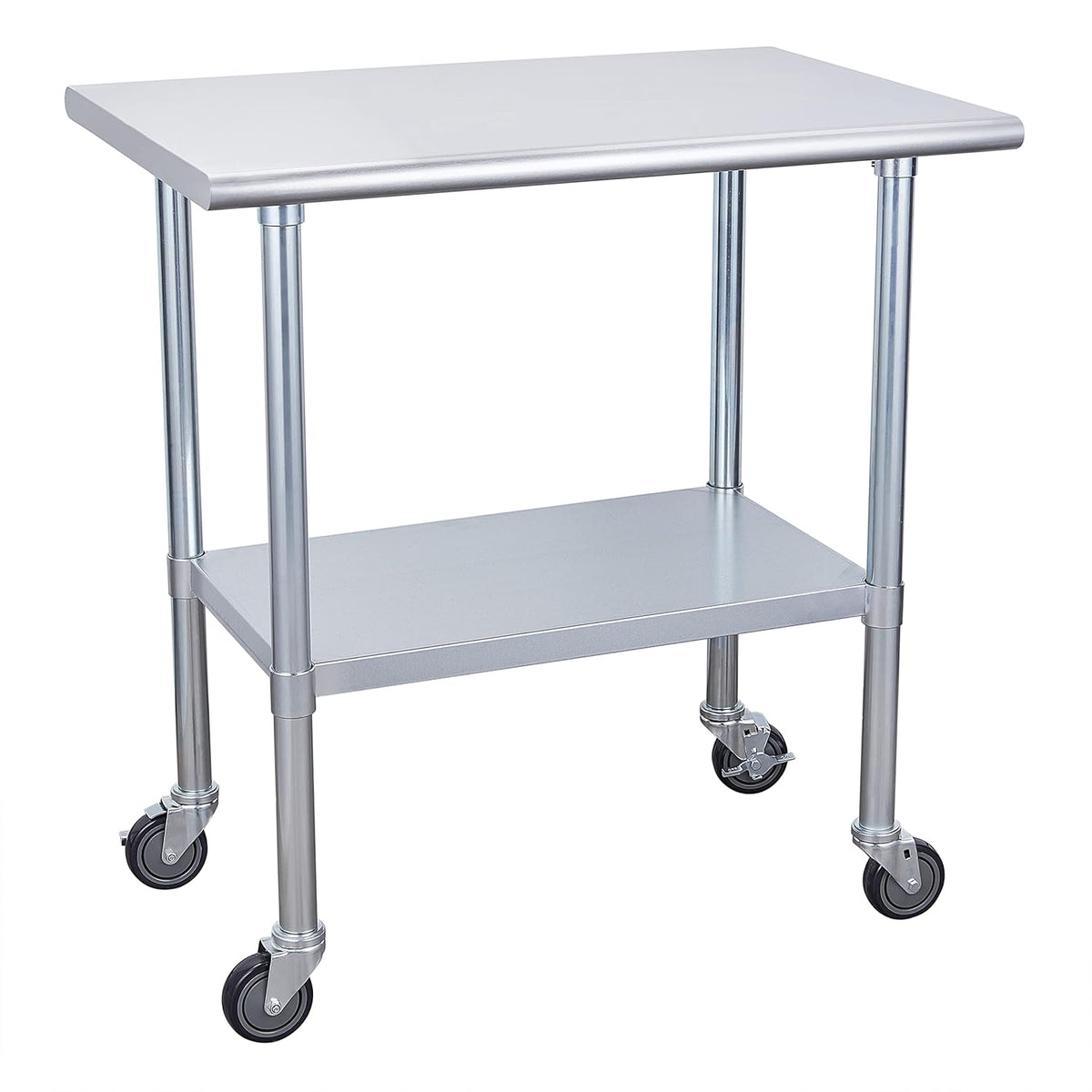 Stainless Steel Table 24 x 36 Inches with Caster Wheels U73527