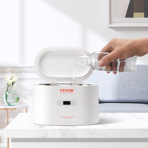 22oz Ultrasonic Jewelry Cleaner with 5 Digital Timer and 2 Cleaning Baskets O1102