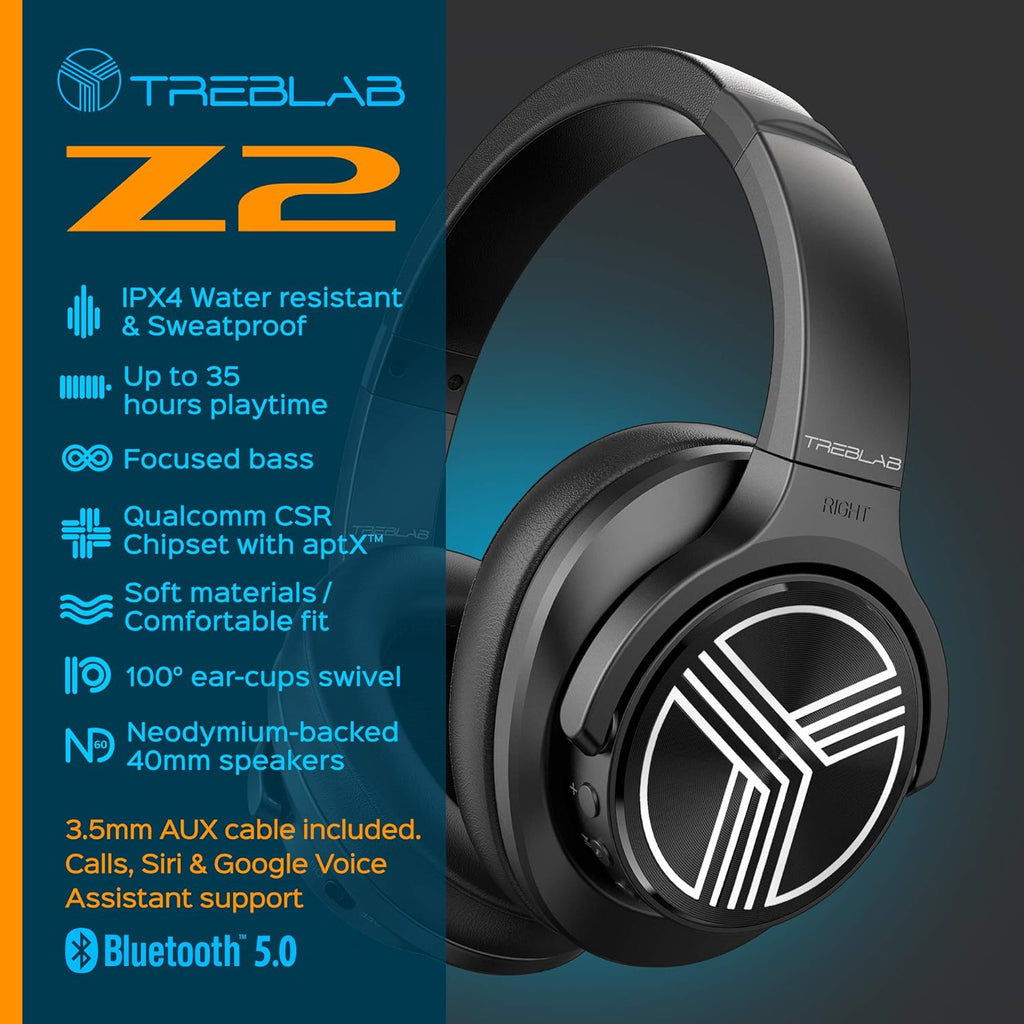 Over Ear Workout Headphones with Microphone J585