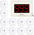 Wireless Caregiver Pager with 10 Call Button S777139
