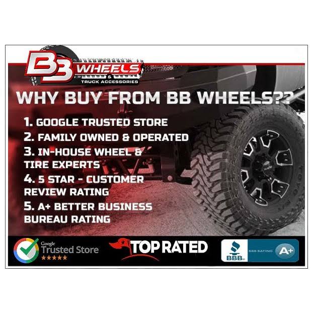 Matte Black 22x9.5 8x6.5 / 8x170 -6mm Wheel B567