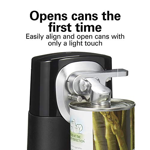 Black 2-in-1 Electric Automatic Can Opener S9535