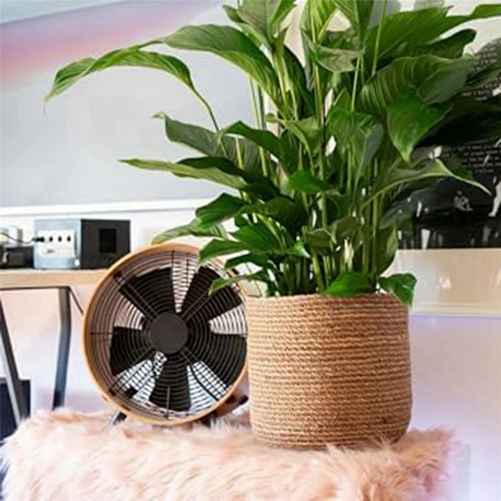 Seagrass Flower Pot - Woven Decorative Basket with Film Insert X4115