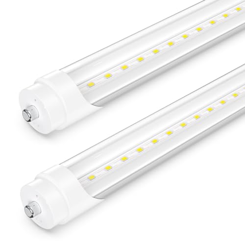 20-Pack 8FT LED Bulbs, 44W 6500K Daylight, FA8 Single Pin B425