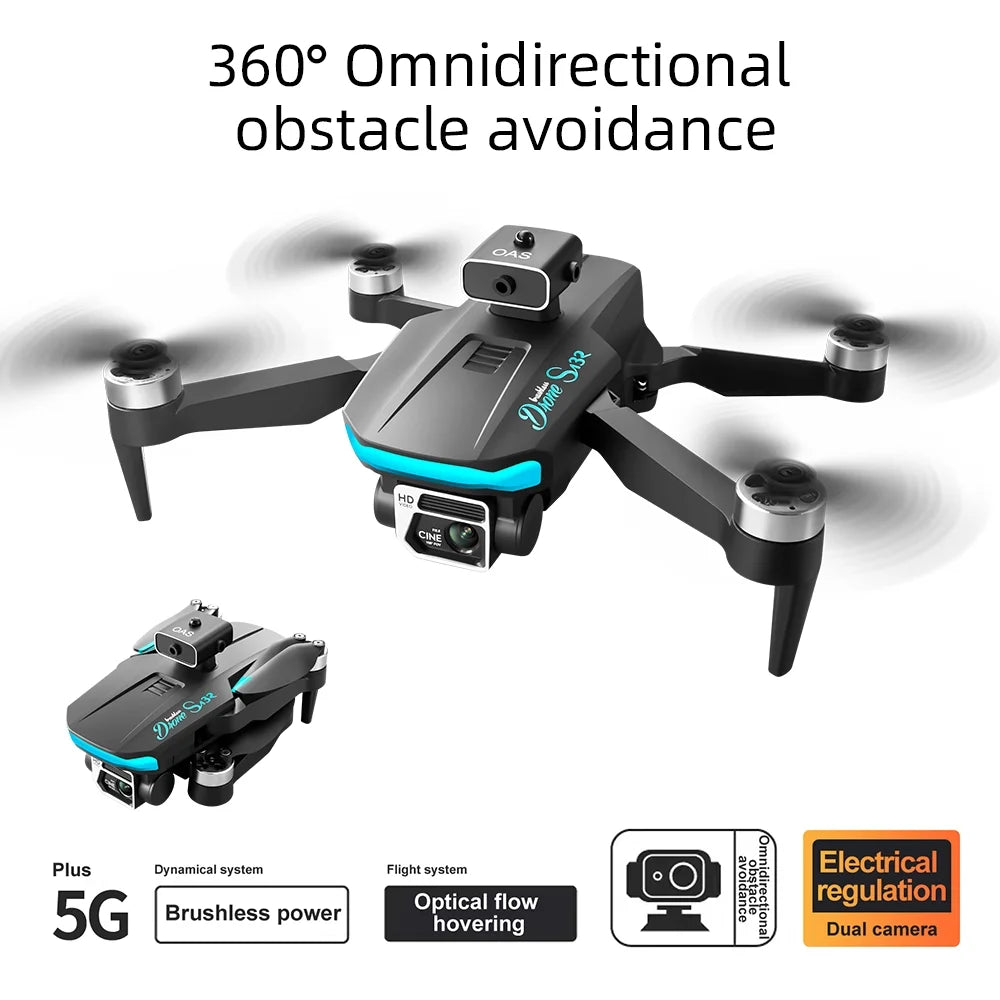 Drones with Camera 8K GPS Quadcopter 3 Batteries Brushless Motor Q296