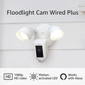 White Floodlight Cam with 1080p HD video M290708