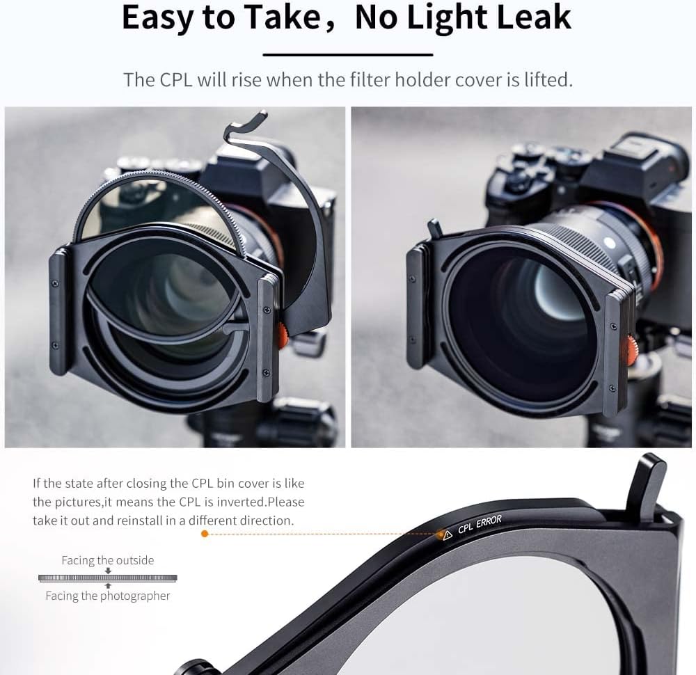Camera Lens Square Filter Holder System Kit Q1518