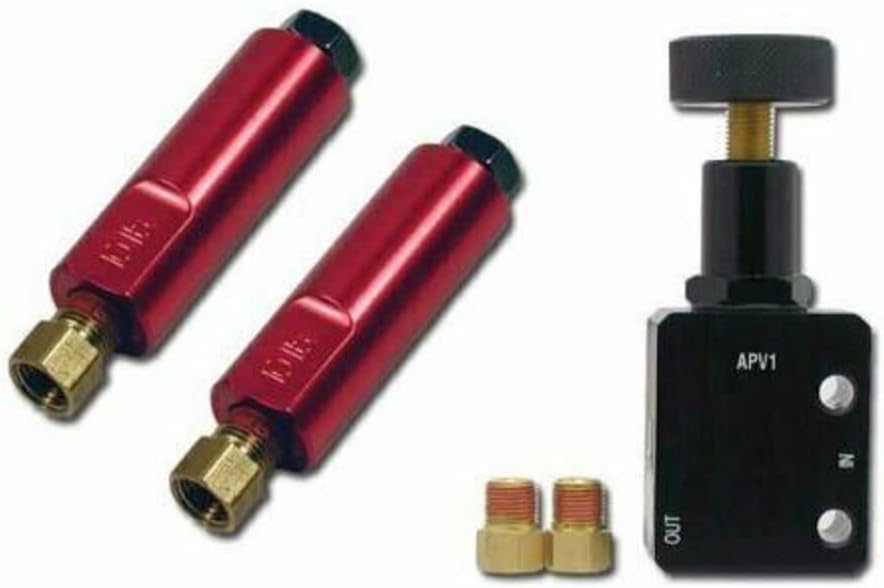 Adjustable Universal Proportioning Valve and 2PCS 10 Pound Residual Brake Pressure Check Valve Pack of 2 Q282477