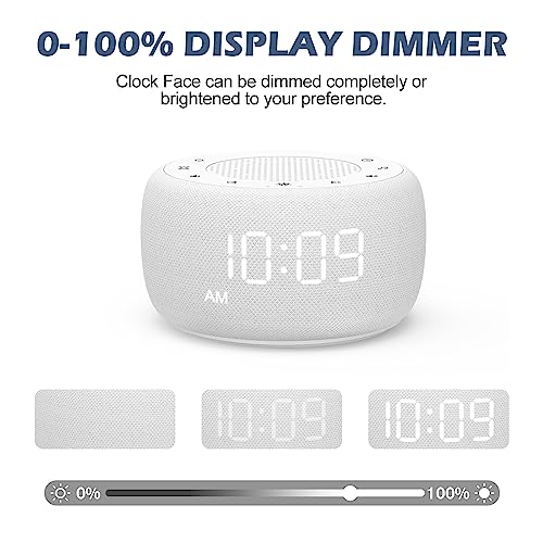 White Noise Machine with 18 Soothing Sounds, 7 Night Light, Sleep Timer T6916