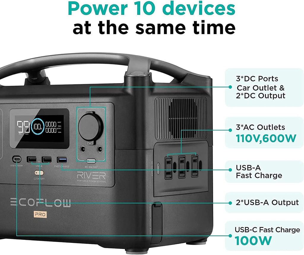 Portable Power Station 720Wh with Extra Battery I7200
