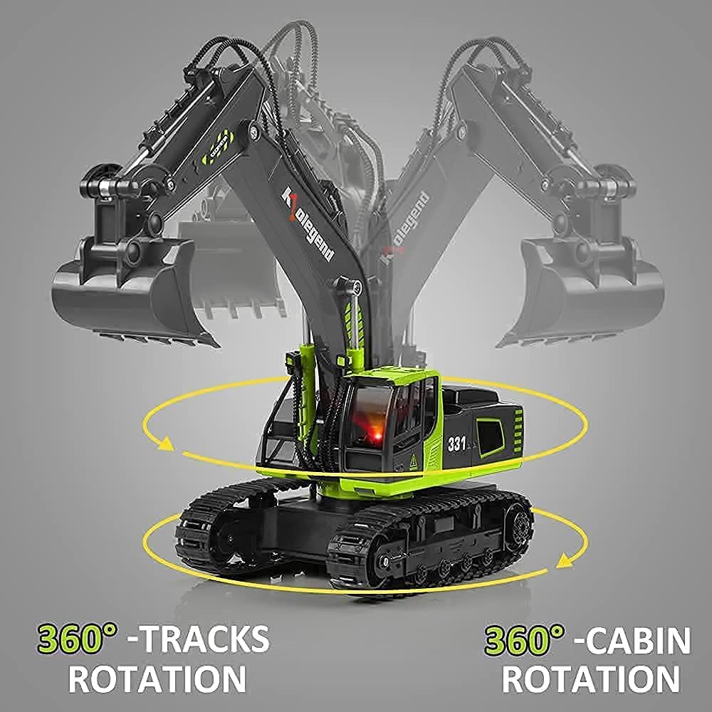 Remote Control Excavator Toy Truck 1/18 Scale G1773