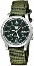 Green Canvas Stainless Steel Automatic Watch P683
