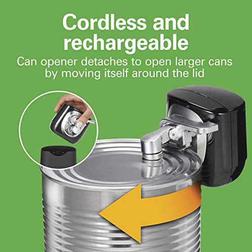 Black 2-in-1 Electric Automatic Can Opener S9535