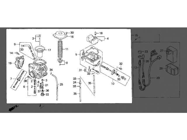 1996-2000 TRX Carburetor V5650