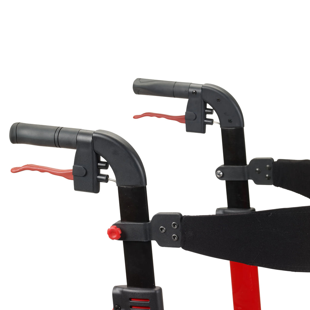 Red Rollator Rolling Walker Z29570