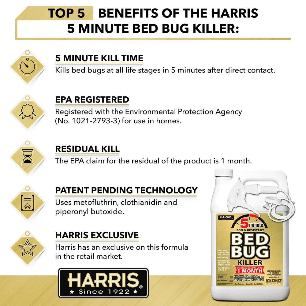 1 Gallon Bed Bug Killer with Trigger Spray F42310