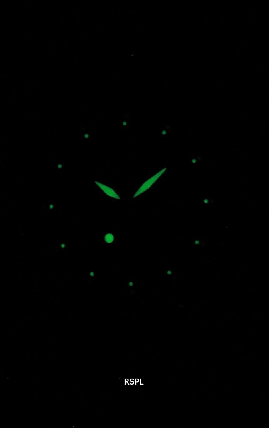 Green Canvas Stainless Steel Automatic Watch P683
