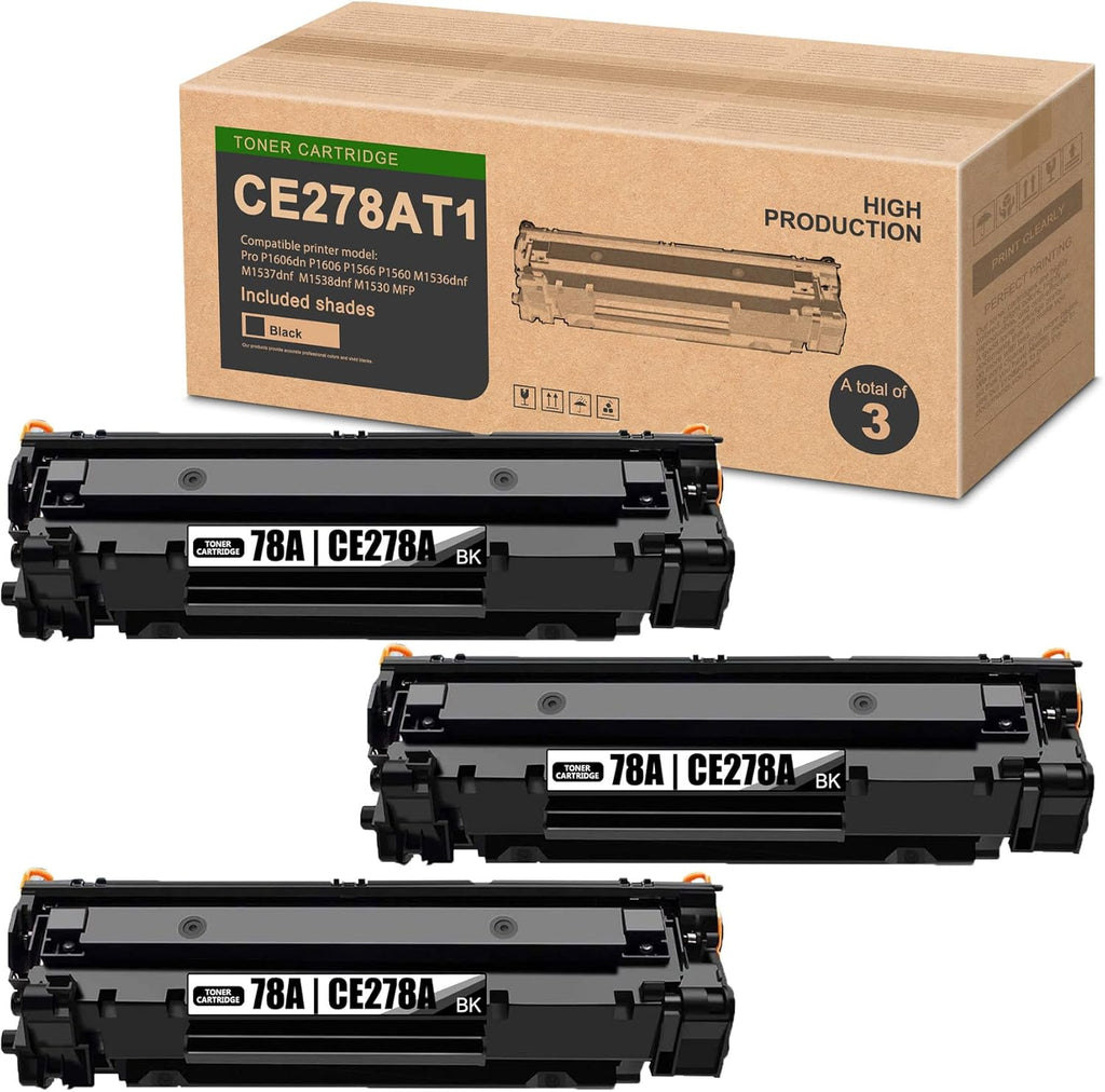 Compatible 3-Pack 78A Toner Cartridge Replacement V715216