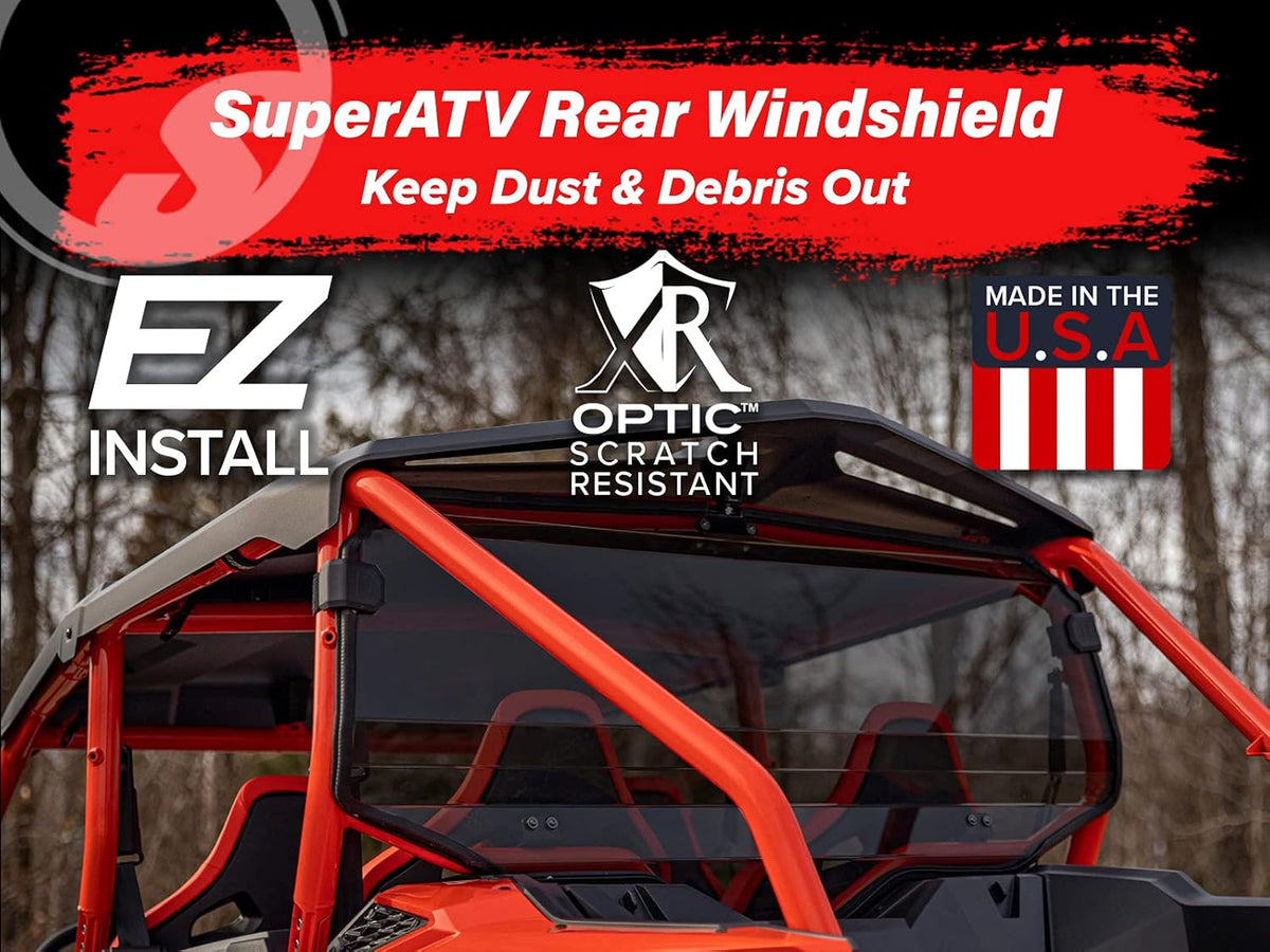 Dark Tint Polycarbonate Rear Windshield C20089