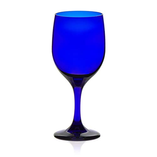 Cobalt Wine Glasses, 11.5 ounce, Set of 12 C359