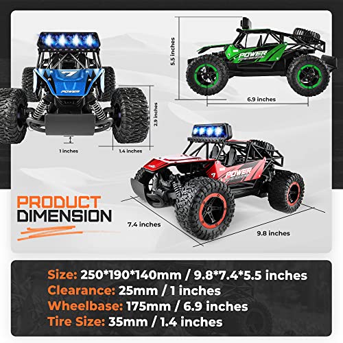 1:14 Scale 2WD Remote Control RC Car Truck with Two Rechargeable Batteries C456