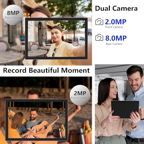 18GB RAM 128GB ROM 2TB Expandable 2 in 1 Tablet with Keyboard Case Mouse Stylus O999