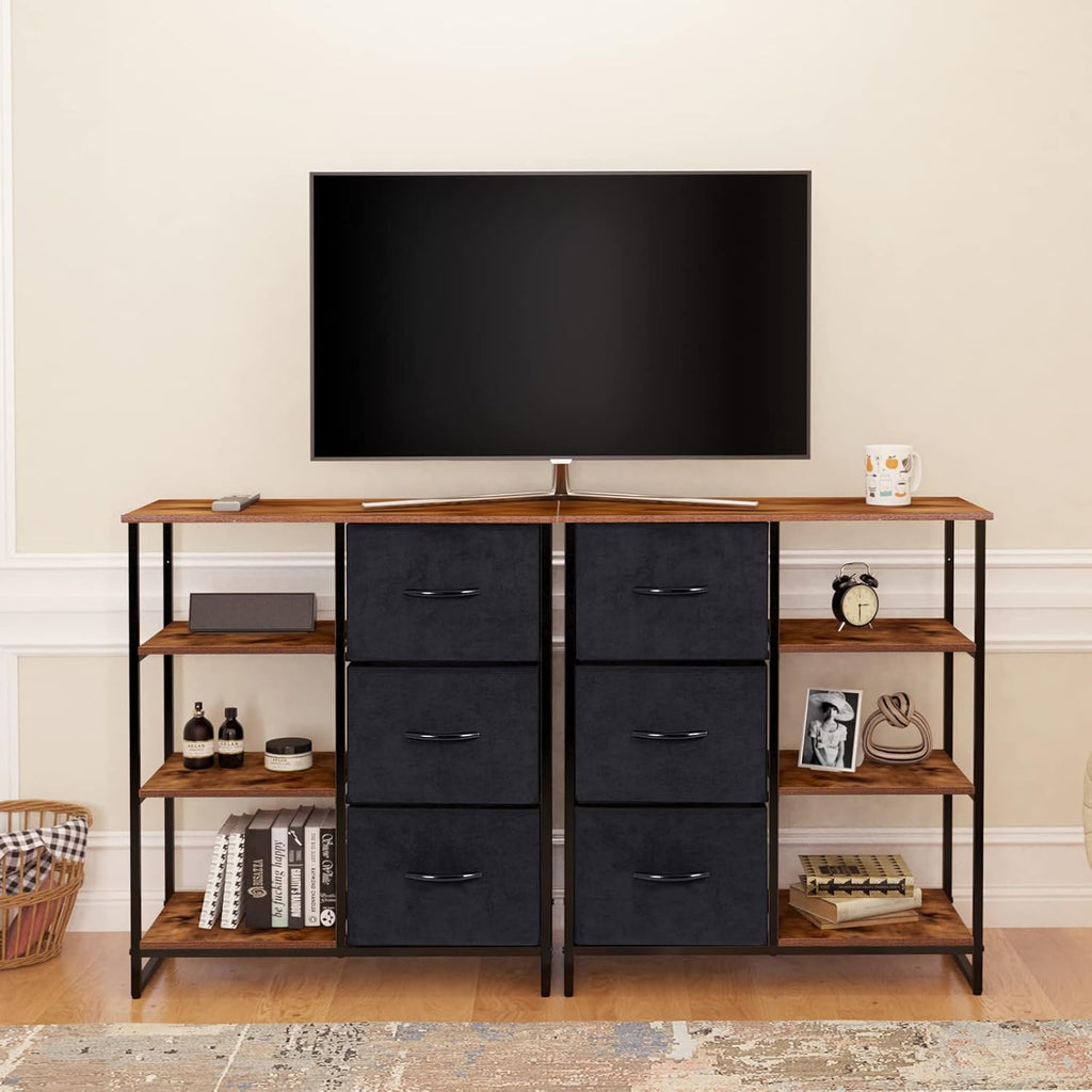 3 Drawer Dresser with Shelves J690
