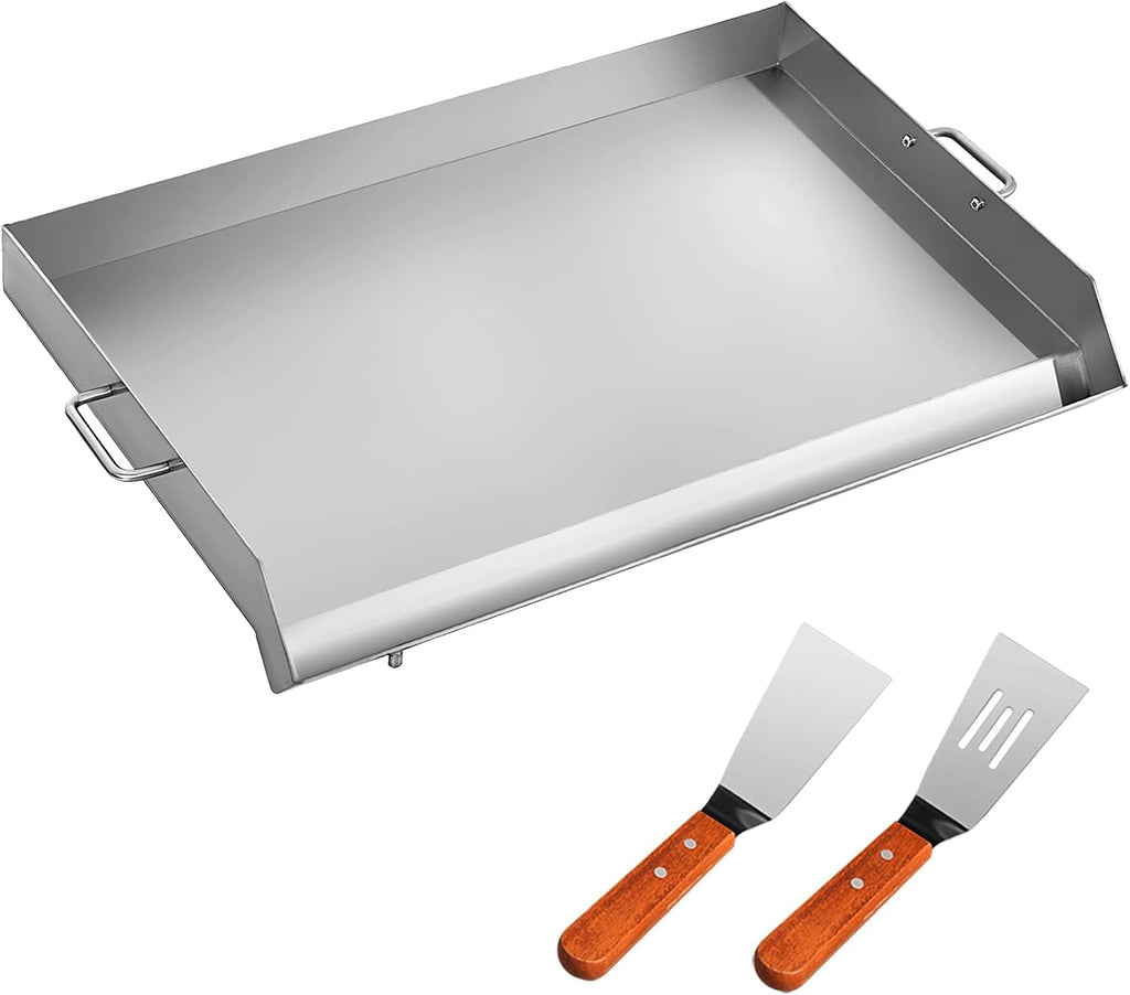 Stainless Steel Griddle, 32 X 17 Flat Top Rectangular Plate W76702