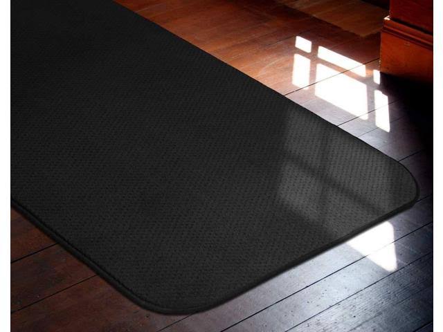 Skid-Resistant Carpet Runner Black 14 ft. x 48 in. D7236