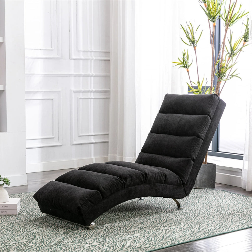Grey Oversized Chaise Lounge Massage Chair G1887