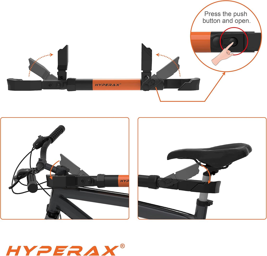 2" Hitch Platform Bike Rack for Car L5456