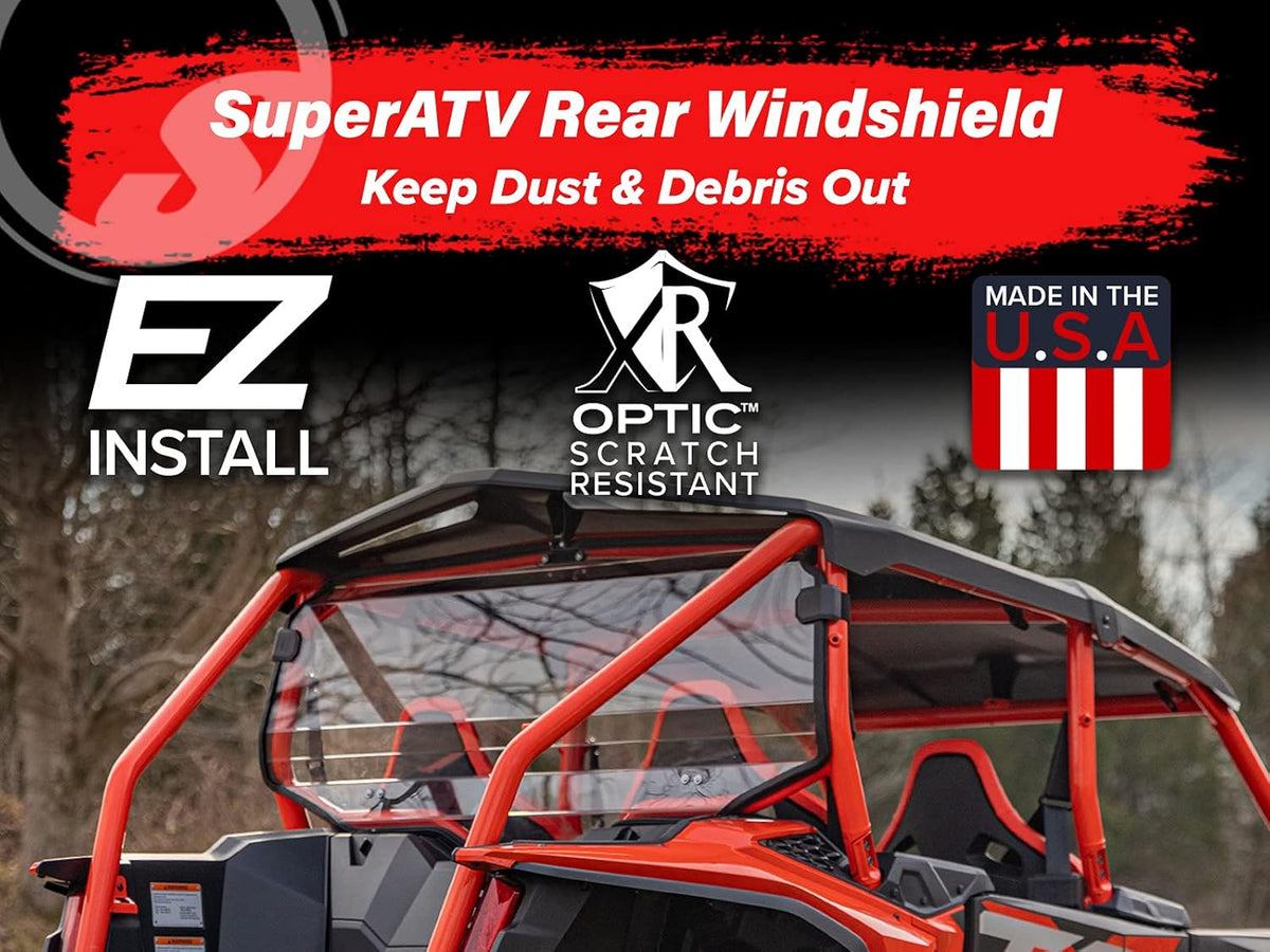 Dark Tint Polycarbonate Rear Windshield C20089