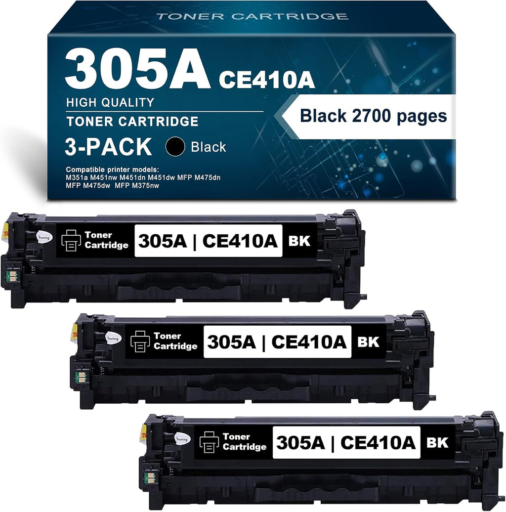305A Toner 3 Pack Remanufactured Ink Cartridge Replacement S8916