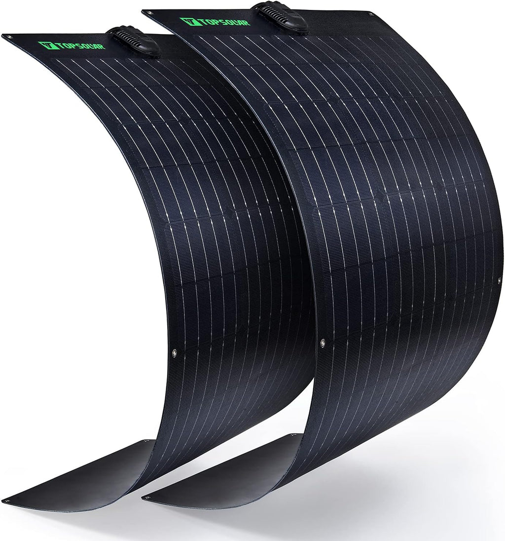 Flexible Monocrystalline Solar Panel 100W 24V/12V F2358
