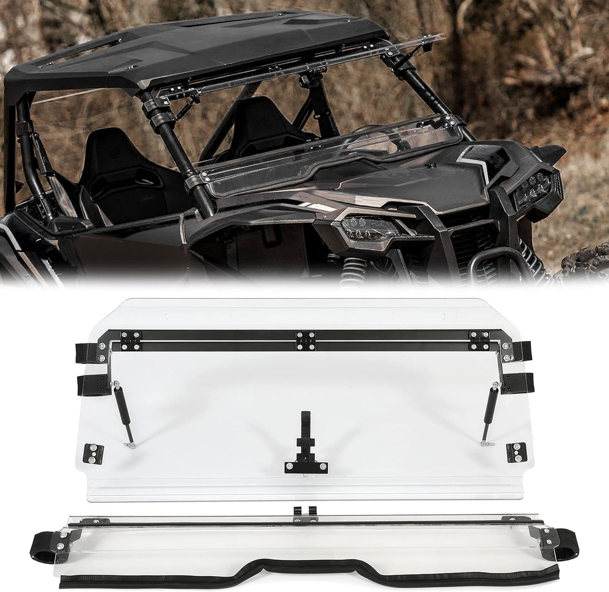 Clear Folding Windscreen P389