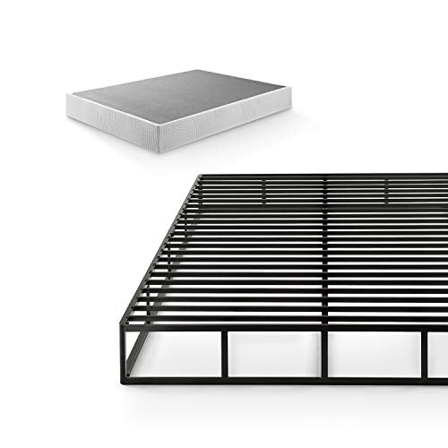 Queen White 9 Inch Metal Box Spring I833