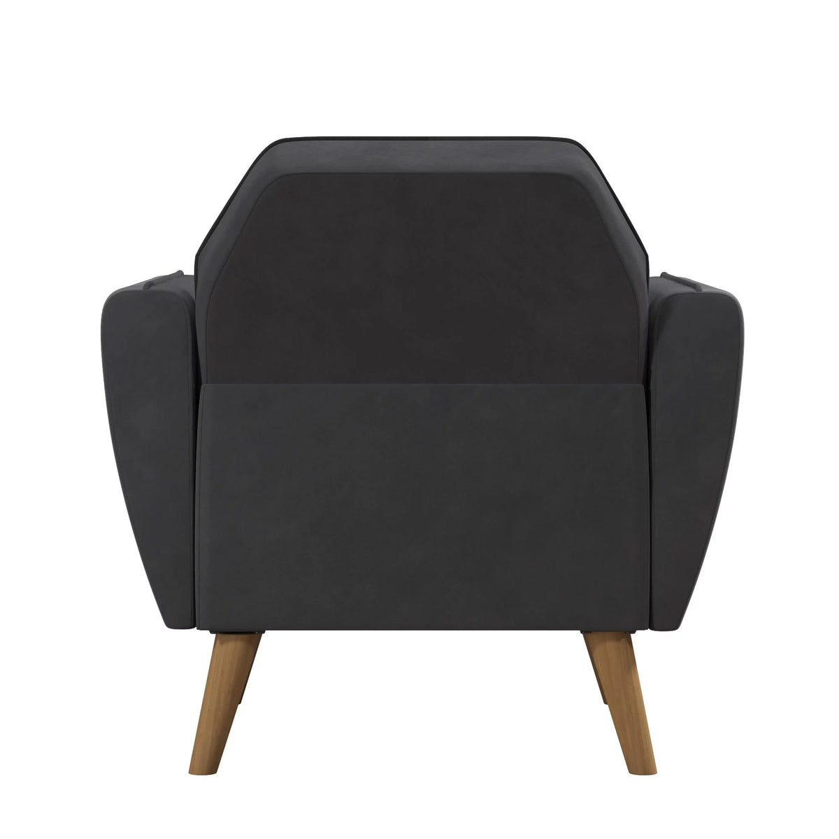 Gray Velvet Accent Chair J532406