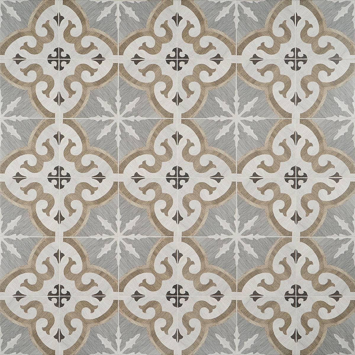 8 in. x 8 in. Matte Porcelain Floor and Wall Tile D4861