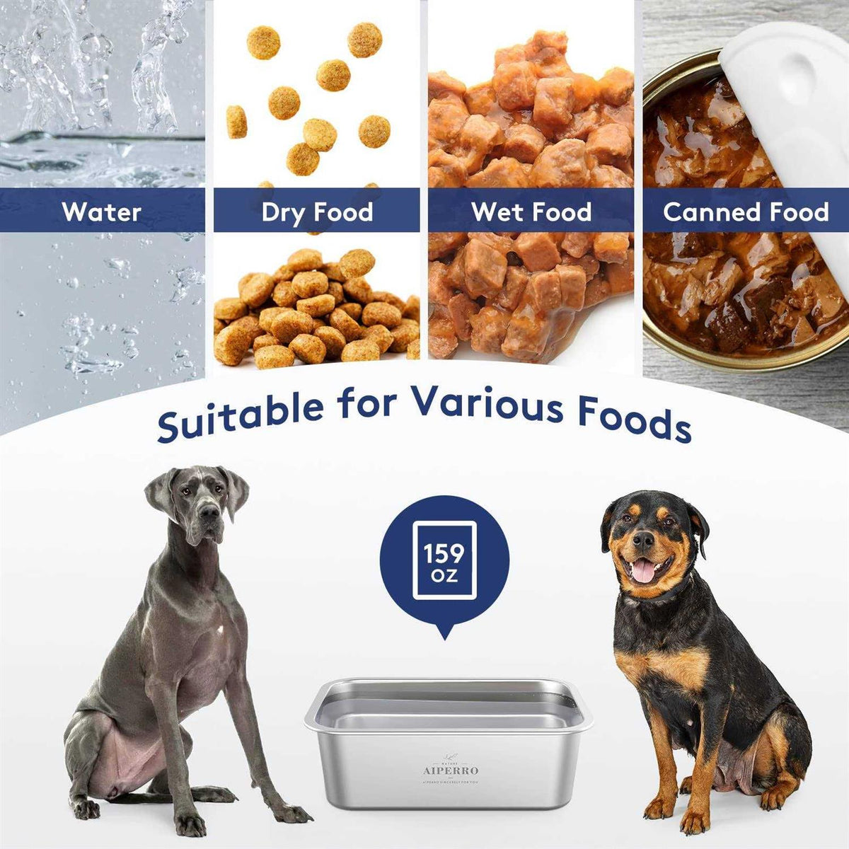 Stainless Steel Dog Bowls K516