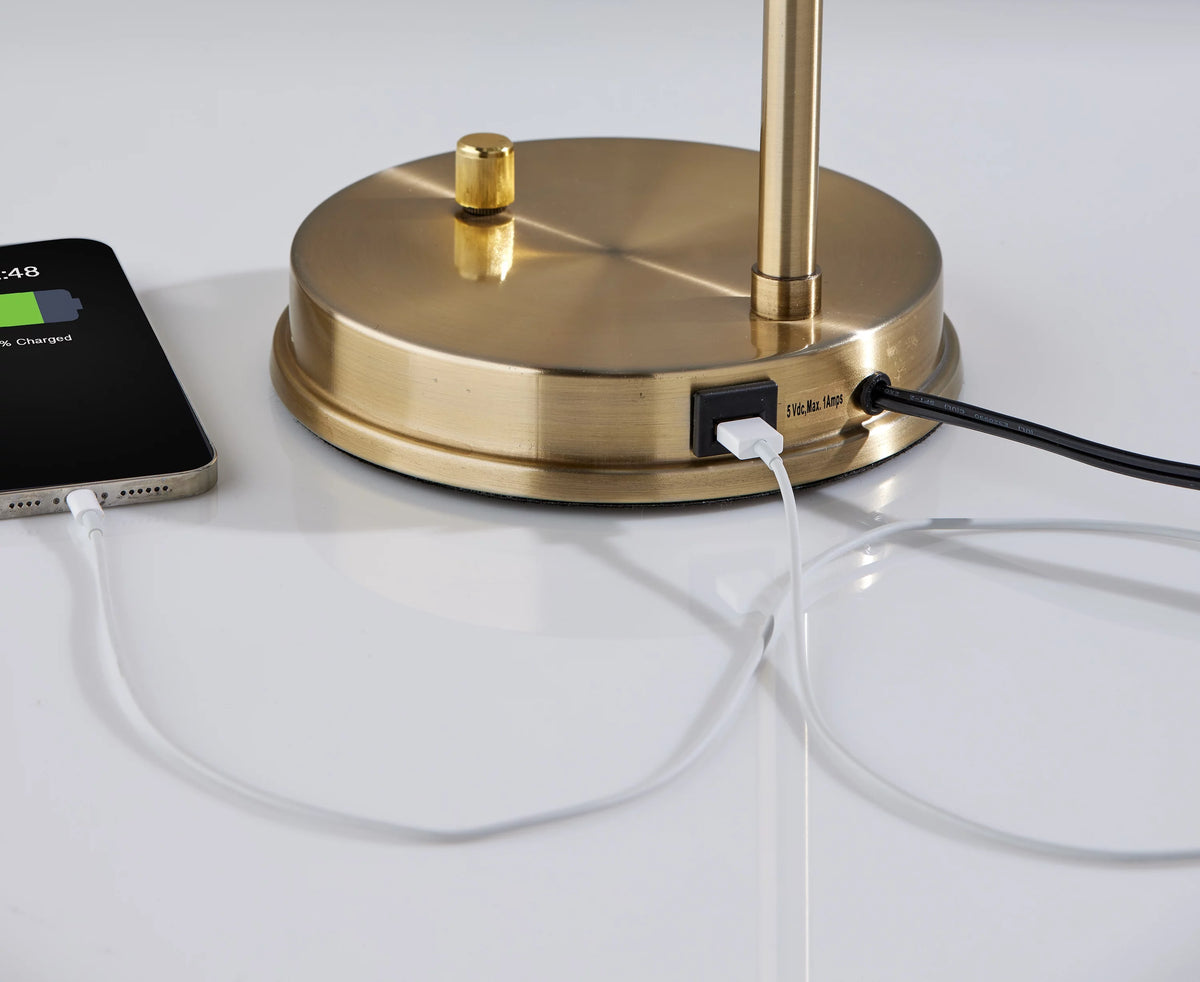 Gold USB LED Lamp A803509