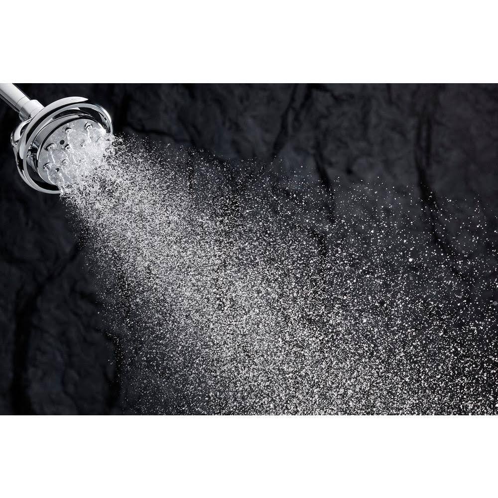 Vibrant Brushed Nickel Multifunction Wall-Mount Showerhead X7667