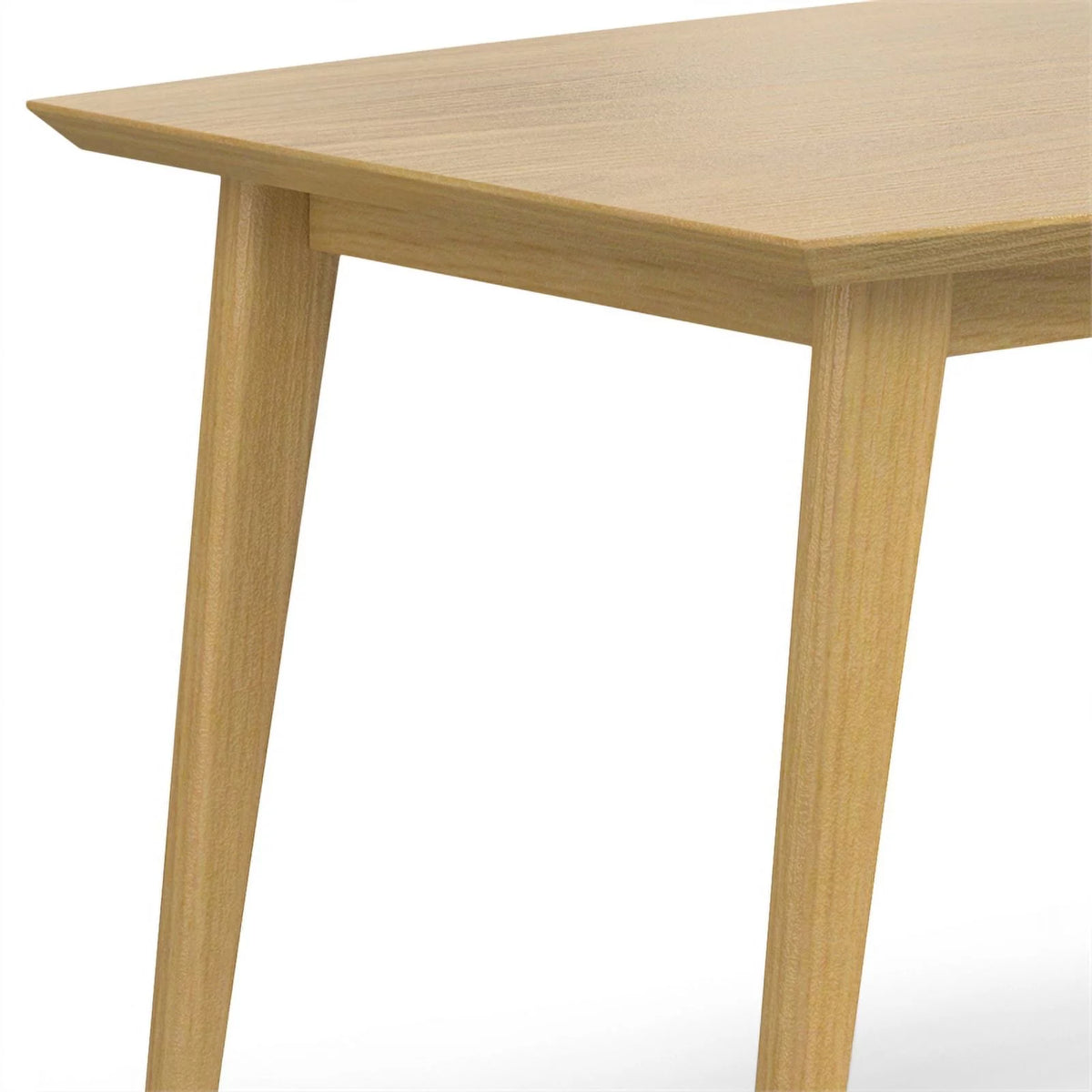 Rectangle Solid Wood Dining Table in Oak V4187