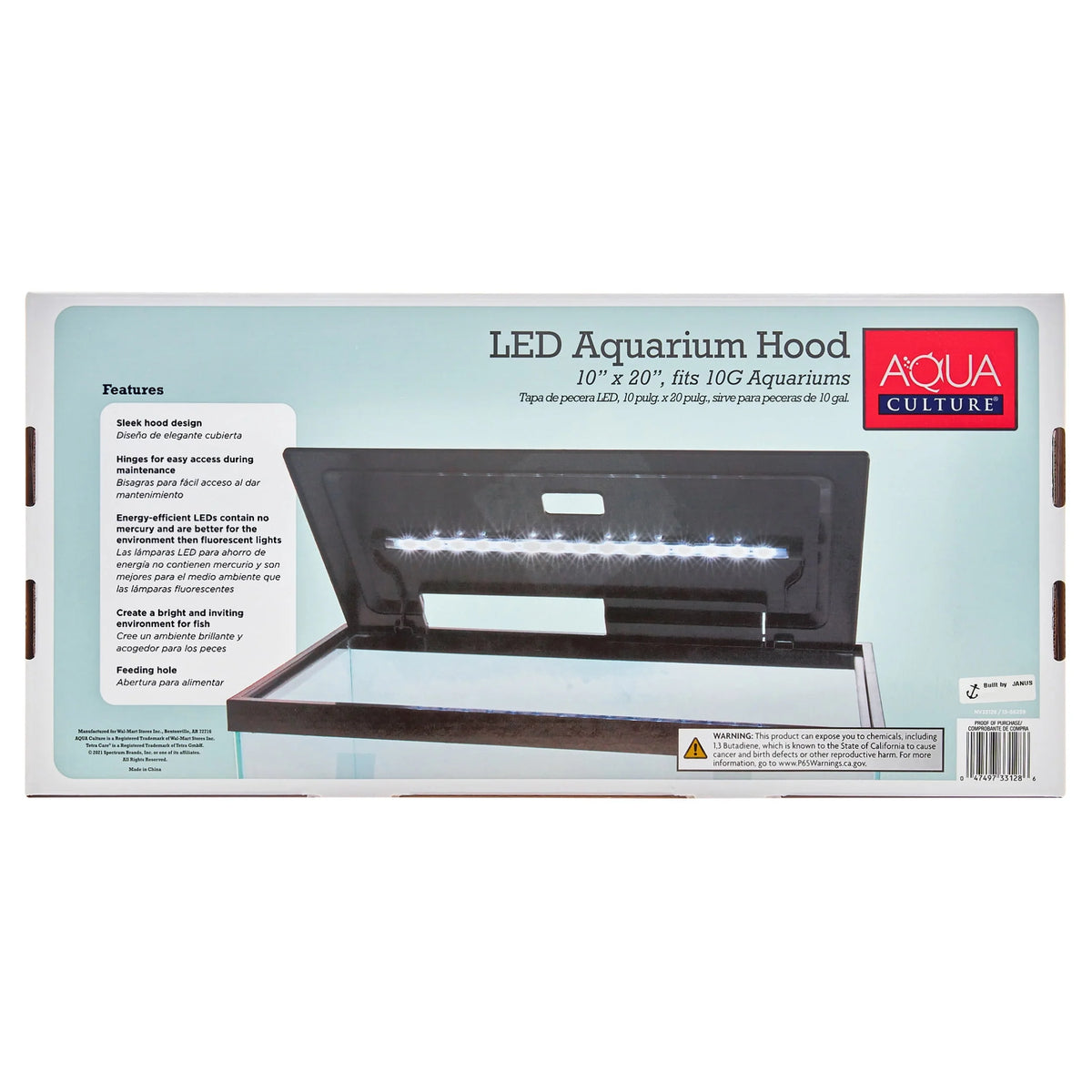 10 Gallon Fish Tank Hood E3189