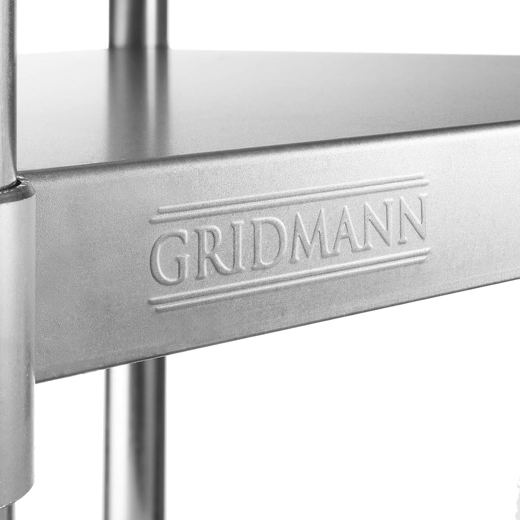 NSF Stainless Steel Commercial Kitchen Prep & Work Table with 4 Casters B63162