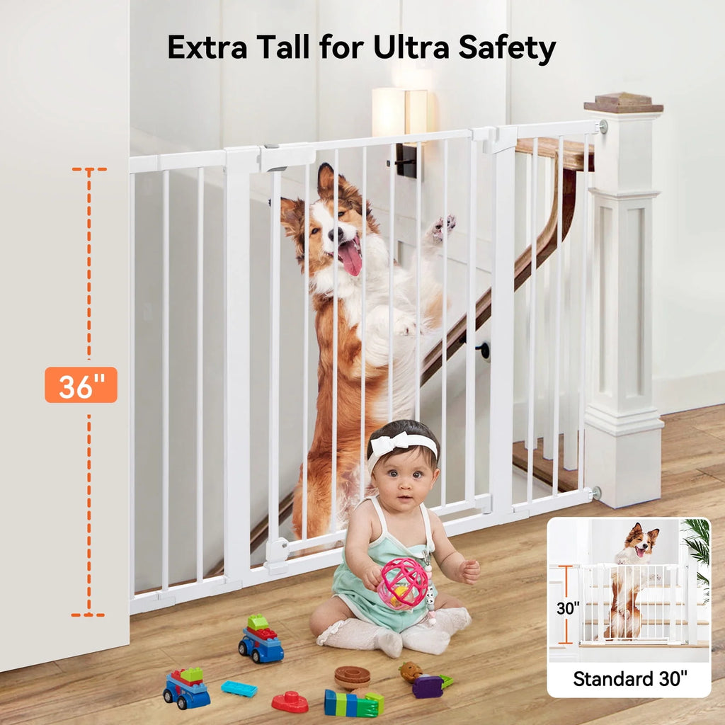 36'' Extra Tall 29.5-48.8'' Wide Baby Gate G58792