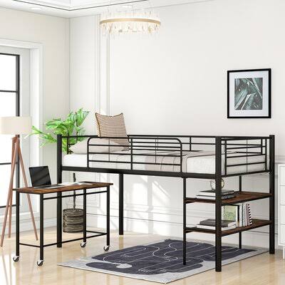 Twin Loft Bed with Built-in Desk R33187