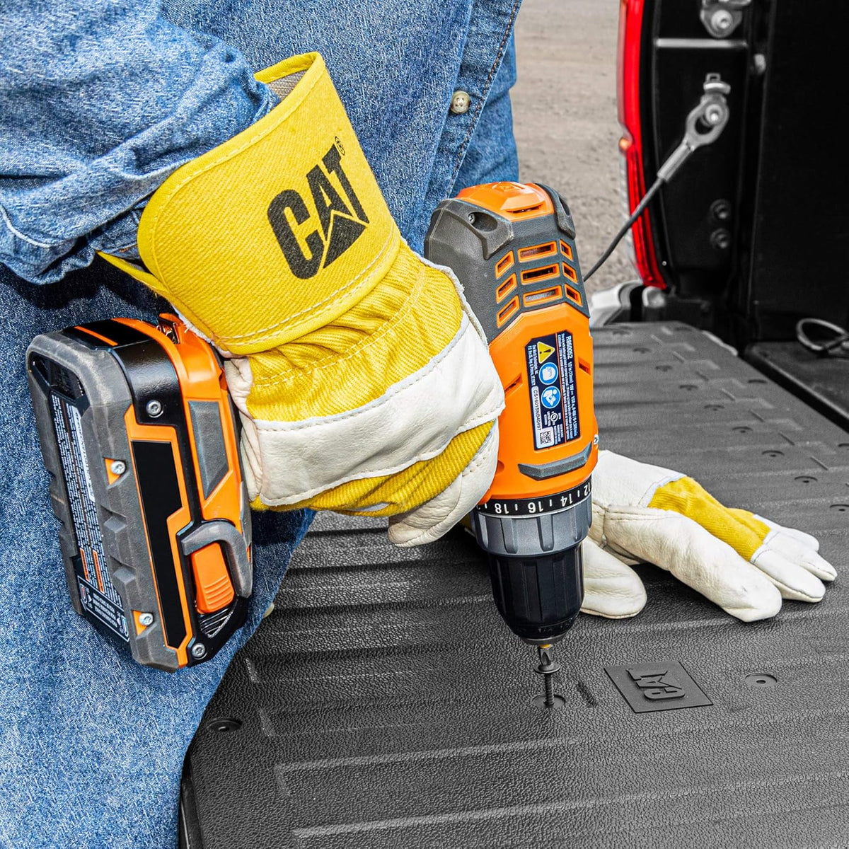 Universal Trim-to-Fit Extra-Thick Rubber Truck Tailgate Mat P5534