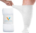 White Large Non Binding Seamless Toe Diabetic Socks E806956