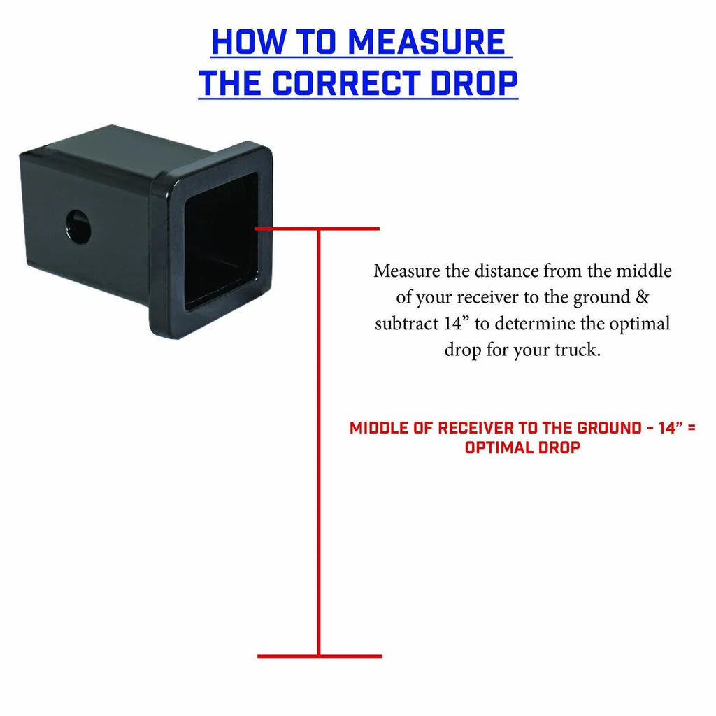 Adjustable 22.5" Drop Hitch with Dual-Ball, Stabilizer Kit for 2" Receiver C616