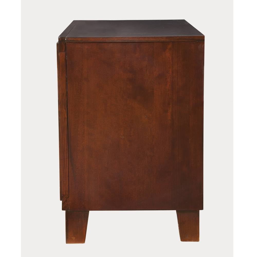 Cherry Solid Wood Nightstand 2 Drawer N222